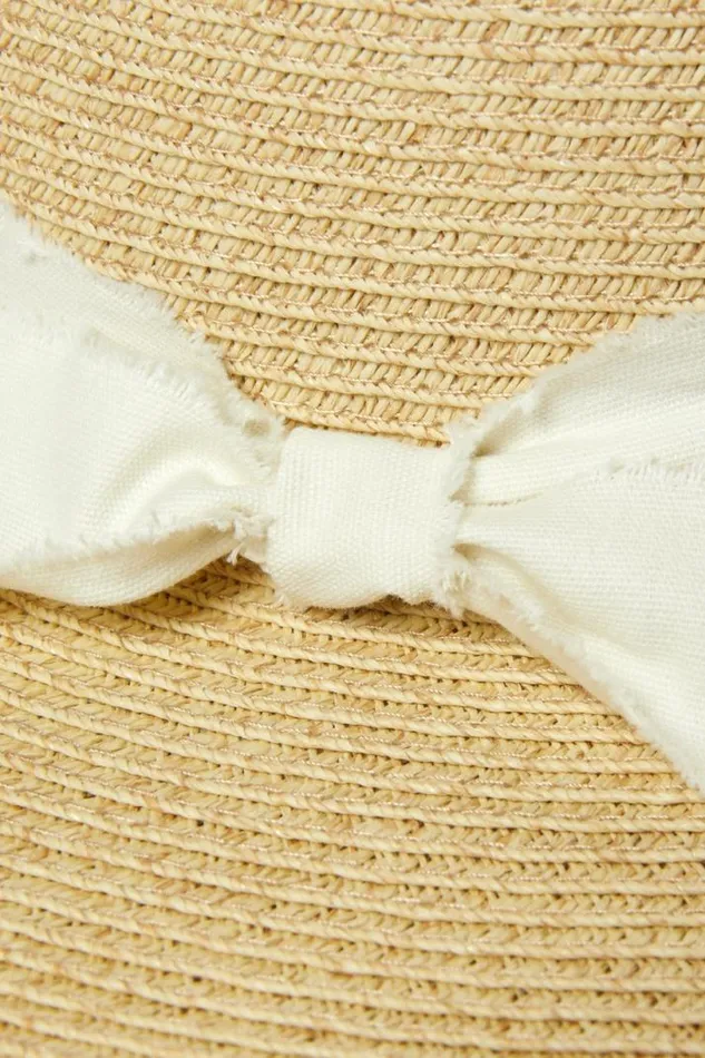 Women Lucky Brand Hats Cream Ribbon Ranger Hat Natural