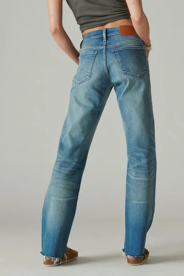 Women Lucky Brand Jeans Easy Rider Boot Golden Valley