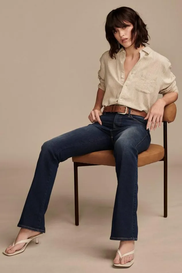 Women Lucky Brand Jeans Uni Boot Inclusion Blue