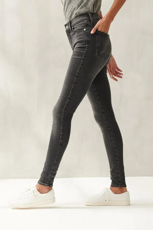 Women Lucky Brand Jeans Uni Fit High Rise Skinny Jean Global Grey