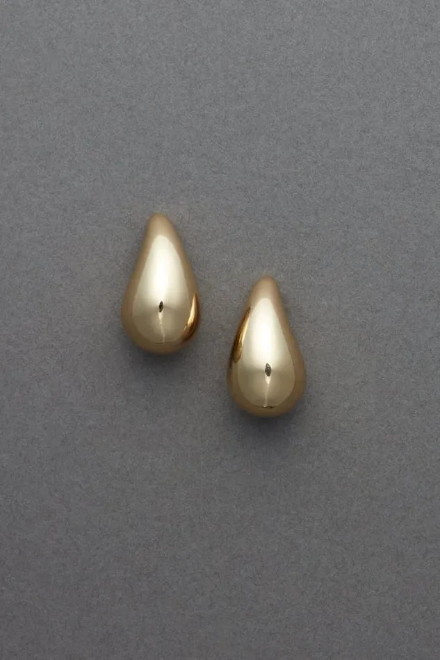 Women Lucky Brand Jewelry Teardrop Earrings Gold
