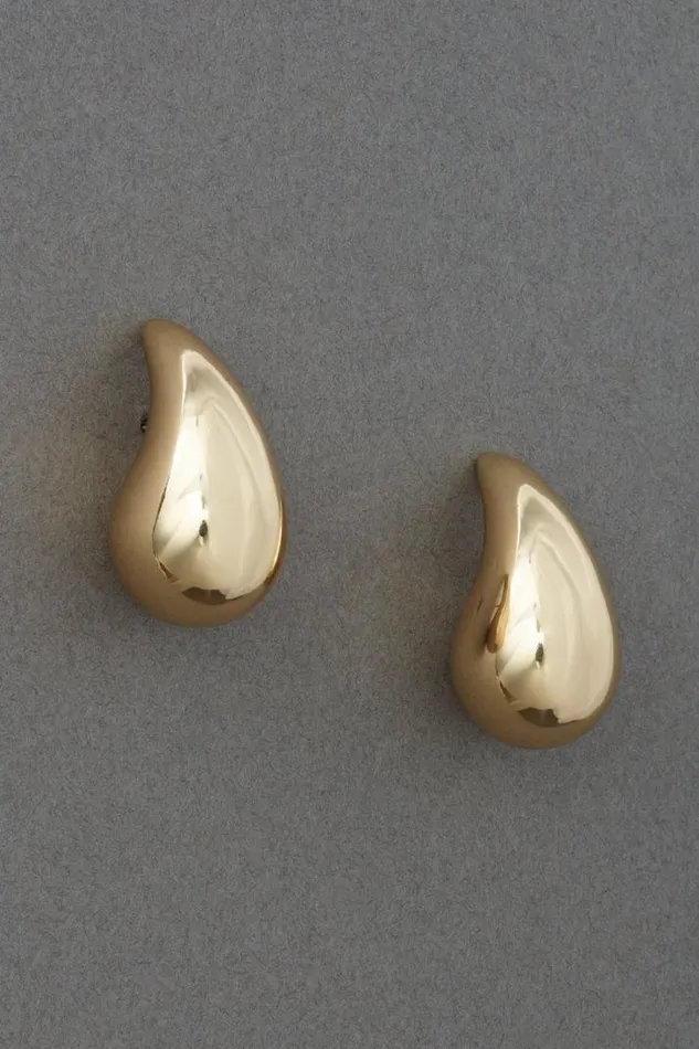 Women Lucky Brand Jewelry Teardrop Earrings Gold