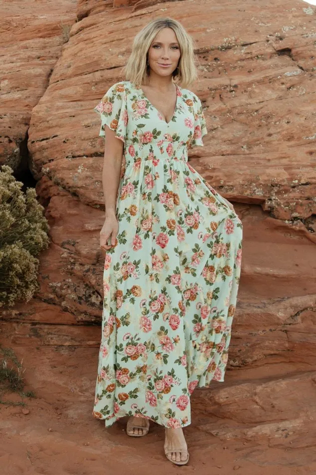 Women Lynlee Metallic Maxi Dress Sage Pink Baltic Born The Guest Edit Women Lynlee Metallic Maxi Dress Sage Pink Baltic Born The Guest Edit