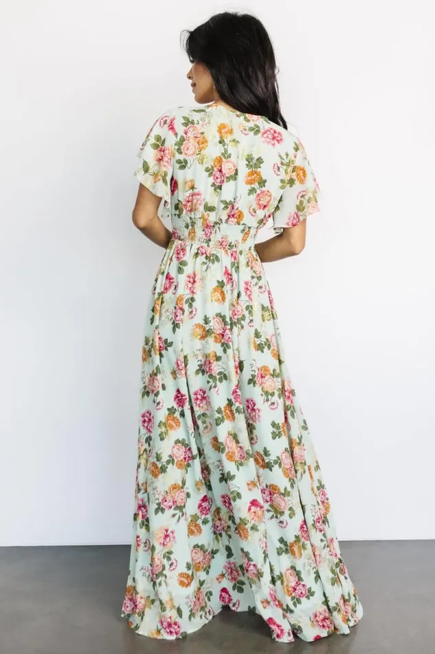 Women Lynlee Metallic Maxi Dress Sage Pink Baltic Born The Guest Edit Women Lynlee Metallic Maxi Dress Sage Pink Baltic Born The Guest Edit