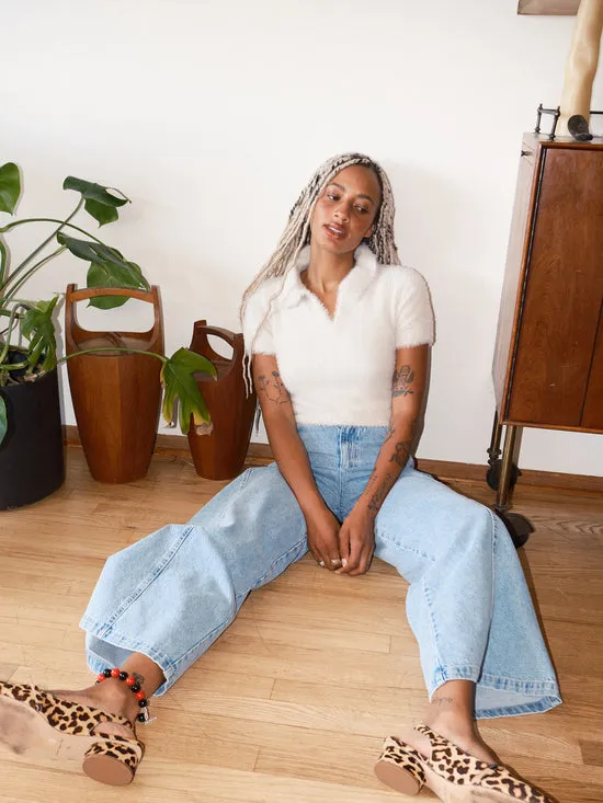 Women Magda Denim Pants Blue Denim Lisa Says Gah