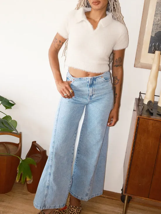 Women Magda Denim Pants Blue Denim Lisa Says Gah