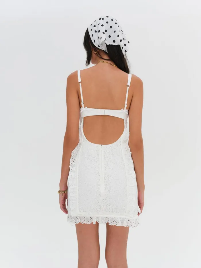 Women Mandy Mini Dress White For Love and Lemons Dresses Women Mandy Mini Dress White For Love and Lemons Dresses