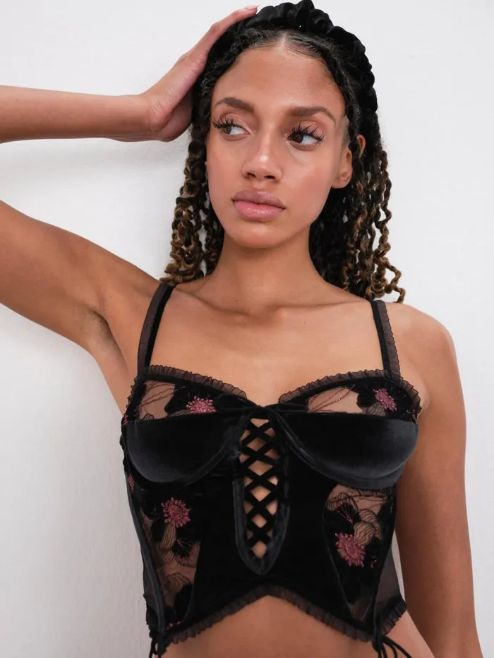 Women Margot Bustier Black For Love and Lemons Lingerie Women Margot Bustier Black For Love and Lemons Lingerie