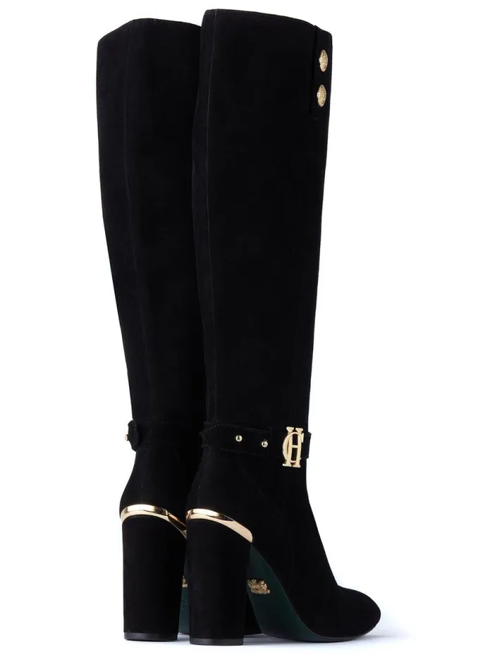Women Marlborough Knee Boot Black Holland Cooper Boots