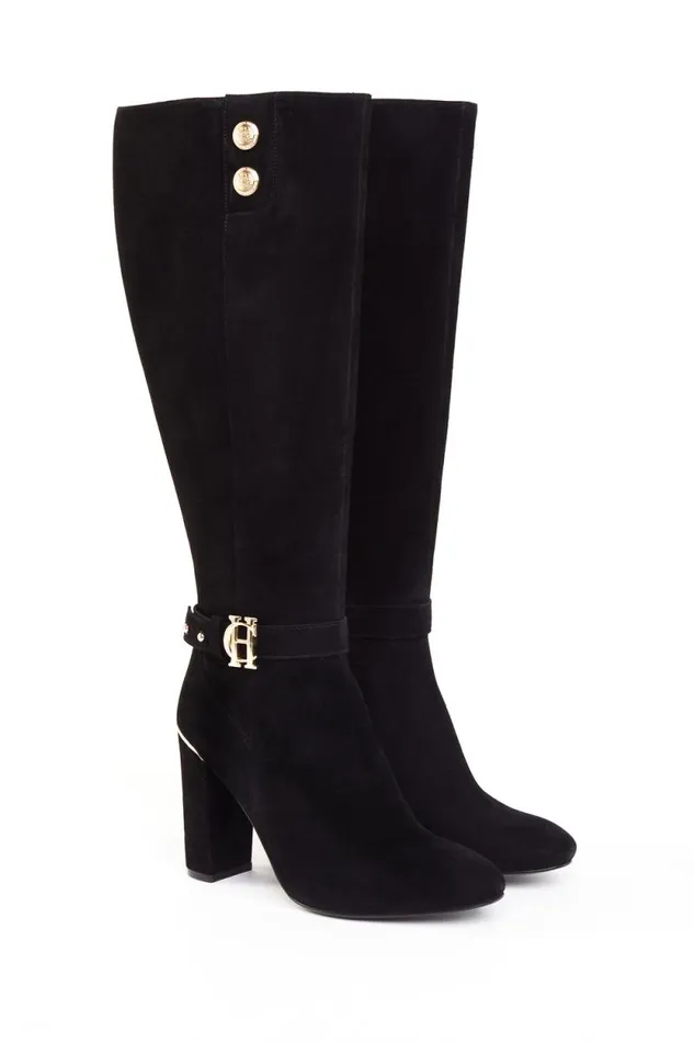Women Marlborough Knee Boot Black Holland Cooper Boots