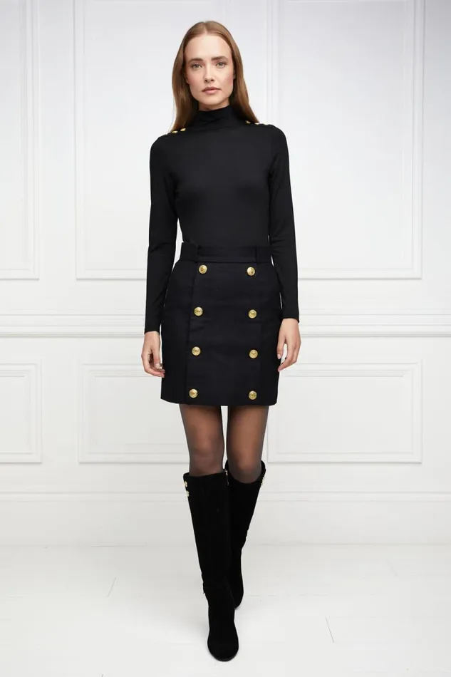 Women Marlborough Knee Boot Black Holland Cooper Boots