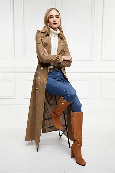 Women Marlborough Knee Boot Tan Holland Cooper Boots