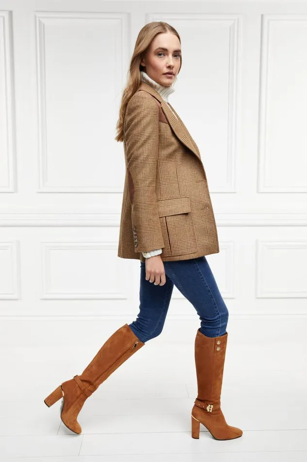 Women Marlborough Knee Boot Tan Holland Cooper Boots