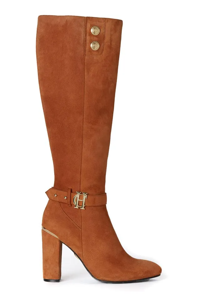 Women Marlborough Knee Boot Tan Holland Cooper Boots
