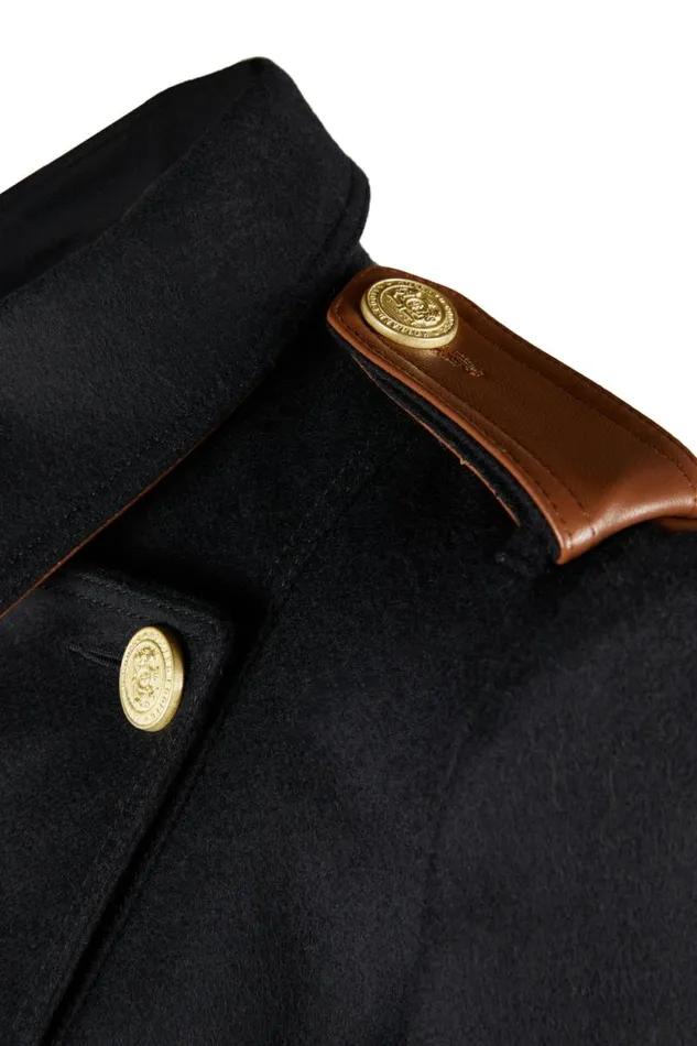 Women Marlborough Trench Coat Soft Black Tan Holland Cooper Trench Coats