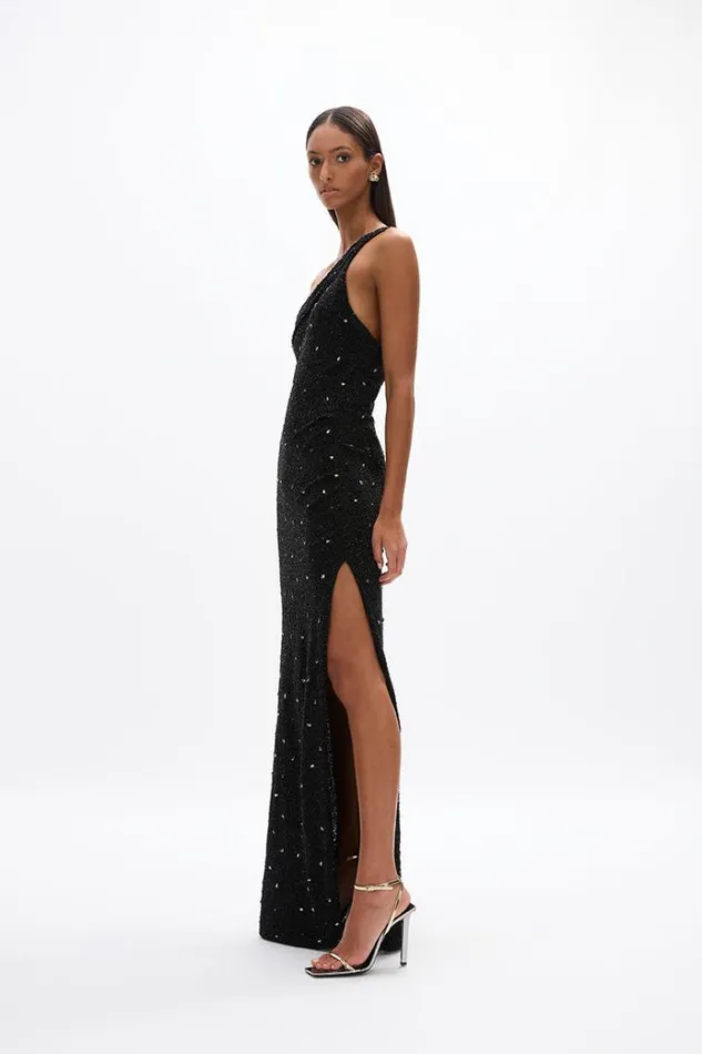 Women Maxi Dresses Rachel Gilbert Kaito Gown Black Women Maxi Dresses Rachel Gilbert Kaito Gown Black