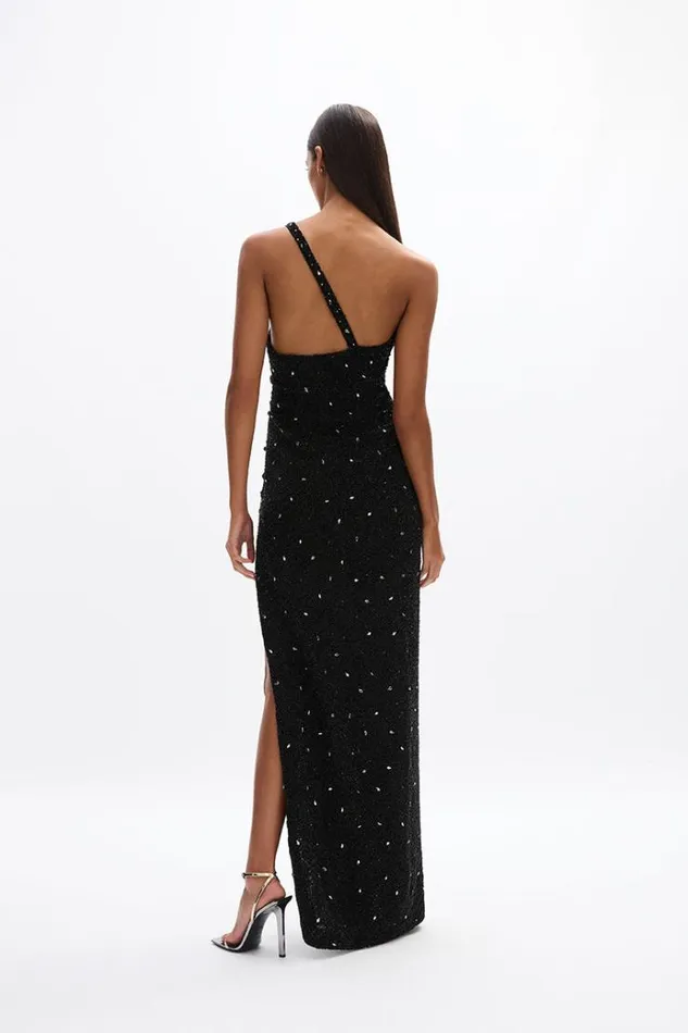 Women Maxi Dresses Rachel Gilbert Kaito Gown Black Women Maxi Dresses Rachel Gilbert Kaito Gown Black