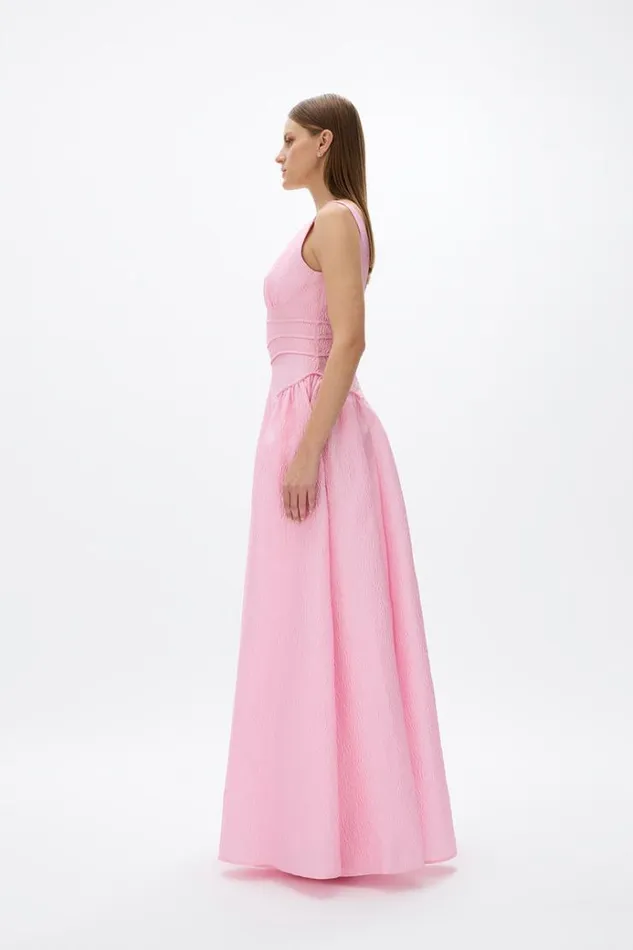 Women Maxi Dresses Rachel Gilbert Sophia Gown Baby Pink Women Maxi Dresses Rachel Gilbert Sophia Gown Baby Pink