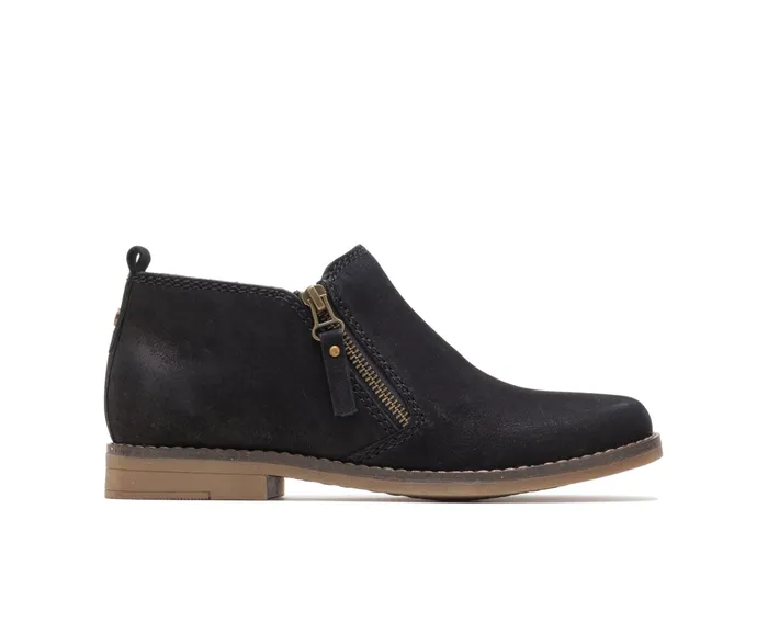 Women Mazin Cayto Black Nubuck Boots Hush Puppies