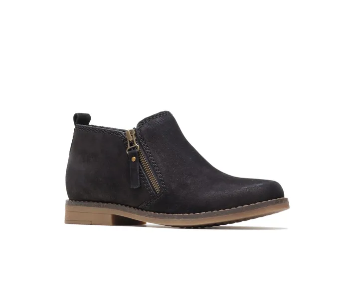 Women Mazin Cayto Black Nubuck Boots Hush Puppies
