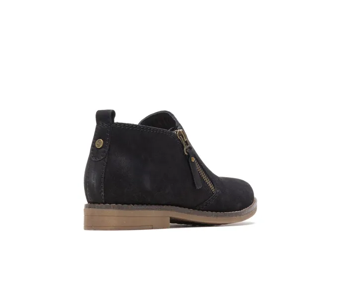 Women Mazin Cayto Black Nubuck Boots Hush Puppies