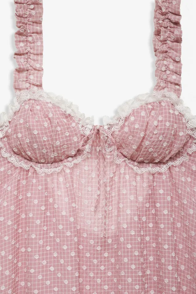 Women Melanie Mini Dress Pink For Love and Lemons Dresses Women Melanie Mini Dress Pink For Love and Lemons Dresses