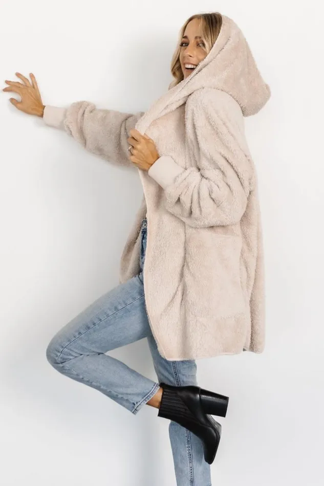 Women Melrose Teddy Jacket Oatmeal Baltic Born Outerwear Women Melrose Teddy Jacket Oatmeal Baltic Born Outerwear