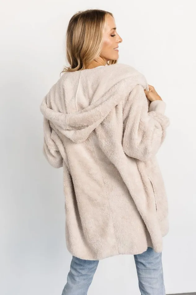 Women Melrose Teddy Jacket Oatmeal Baltic Born Outerwear Women Melrose Teddy Jacket Oatmeal Baltic Born Outerwear