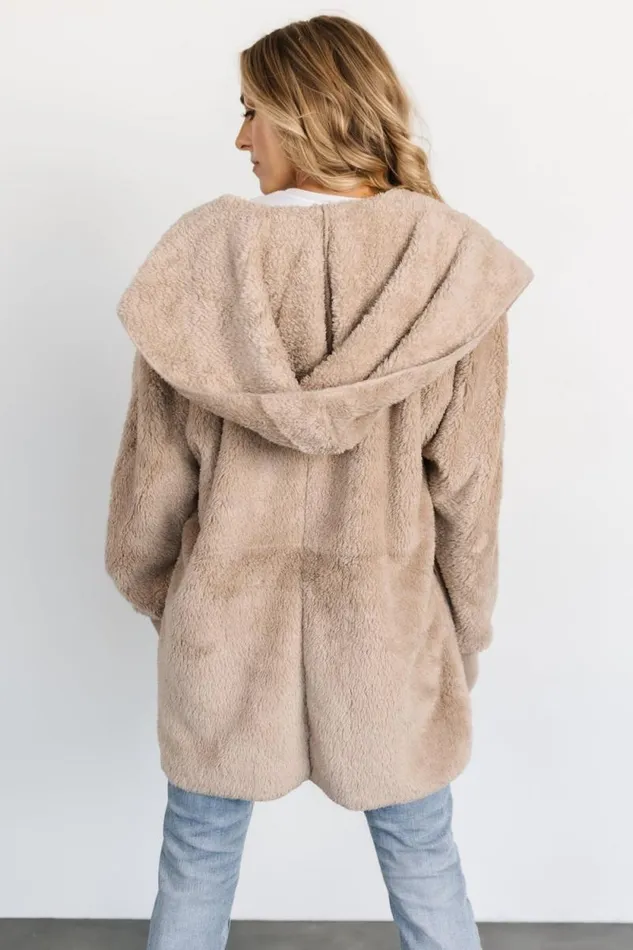 Women Melrose Teddy Jacket Taupe Baltic Born Outerwear Women Melrose Teddy Jacket Taupe Baltic Born Outerwear