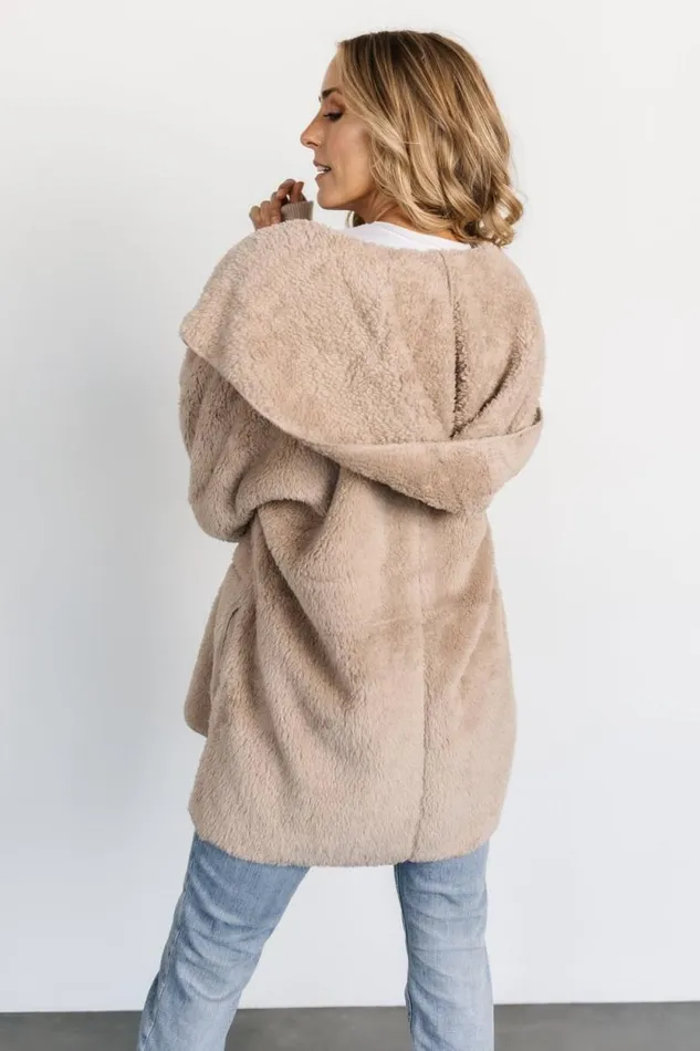 Women Melrose Teddy Jacket Taupe Baltic Born Outerwear Women Melrose Teddy Jacket Taupe Baltic Born Outerwear