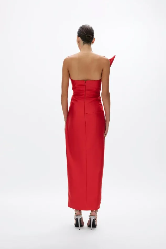 Women Midi Dresses Rachel Gilbert Anders Dress Red Women Midi Dresses Rachel Gilbert Anders Dress Red
