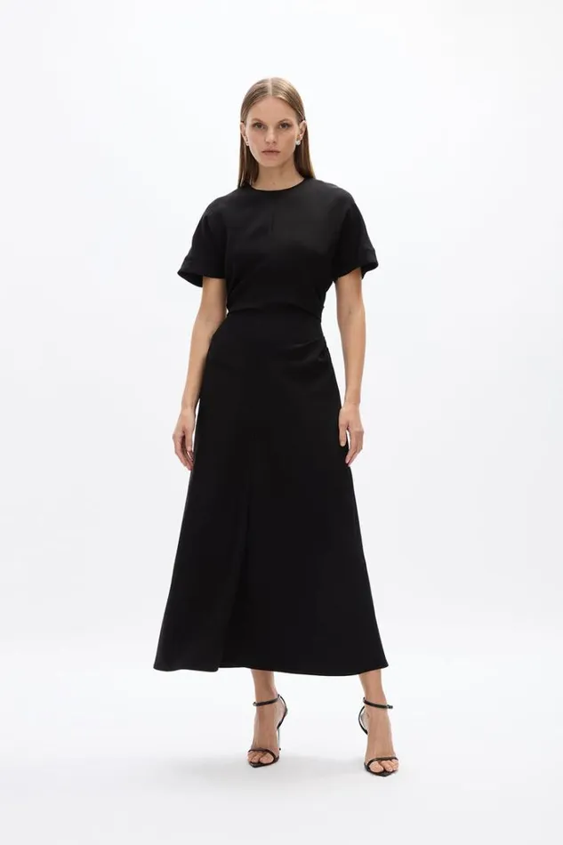 Women Midi Dresses Rachel Gilbert Orion Dress Black