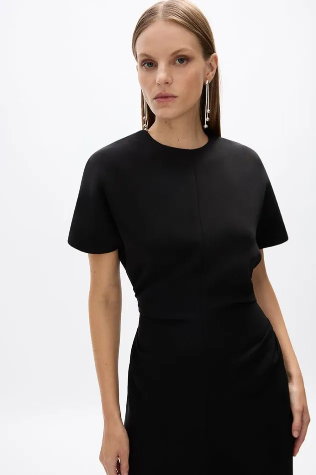 Women Midi Dresses Rachel Gilbert Orion Dress Black Women Midi Dresses Rachel Gilbert Orion Dress Black