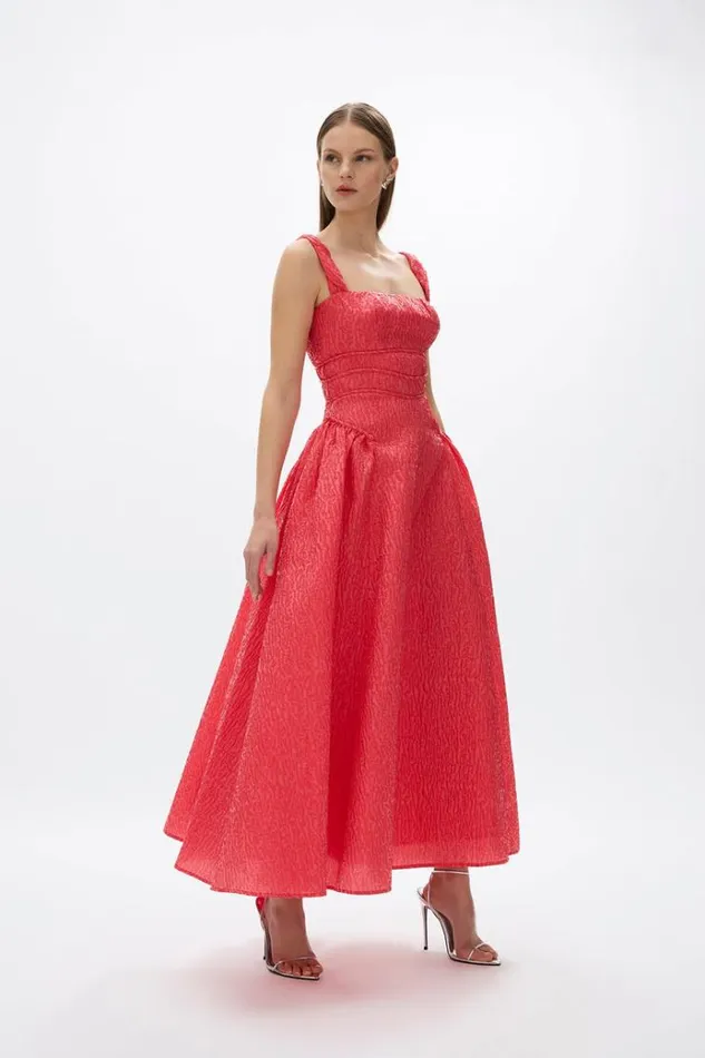 Women Midi Dresses Rachel Gilbert SOPHY STRAP DRESS