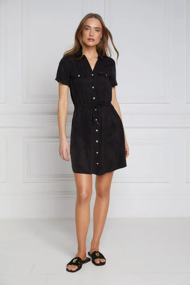 Women Military Shirt Dress Black Holland Cooper Dresses Women Military Shirt Dress Black Holland Cooper Dresses
