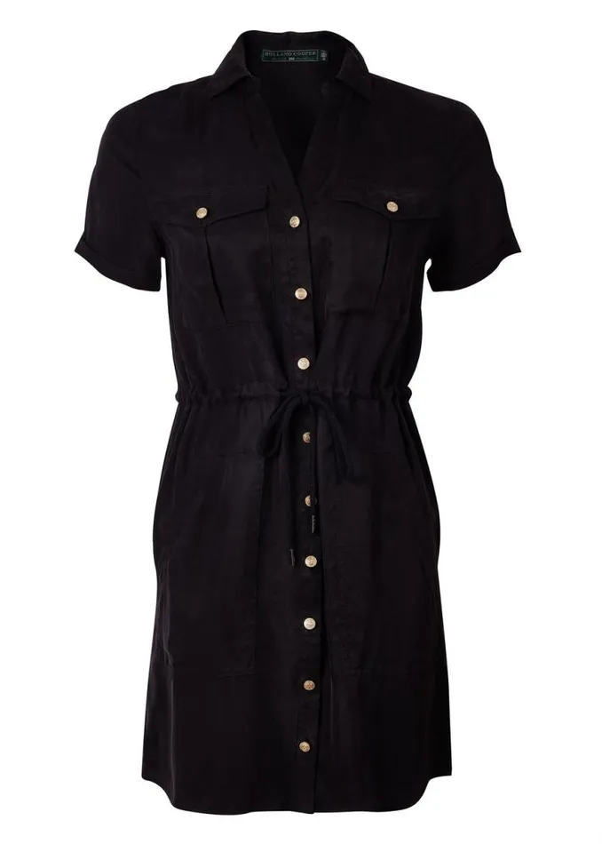 Women Military Shirt Dress Black Holland Cooper Dresses Women Military Shirt Dress Black Holland Cooper Dresses