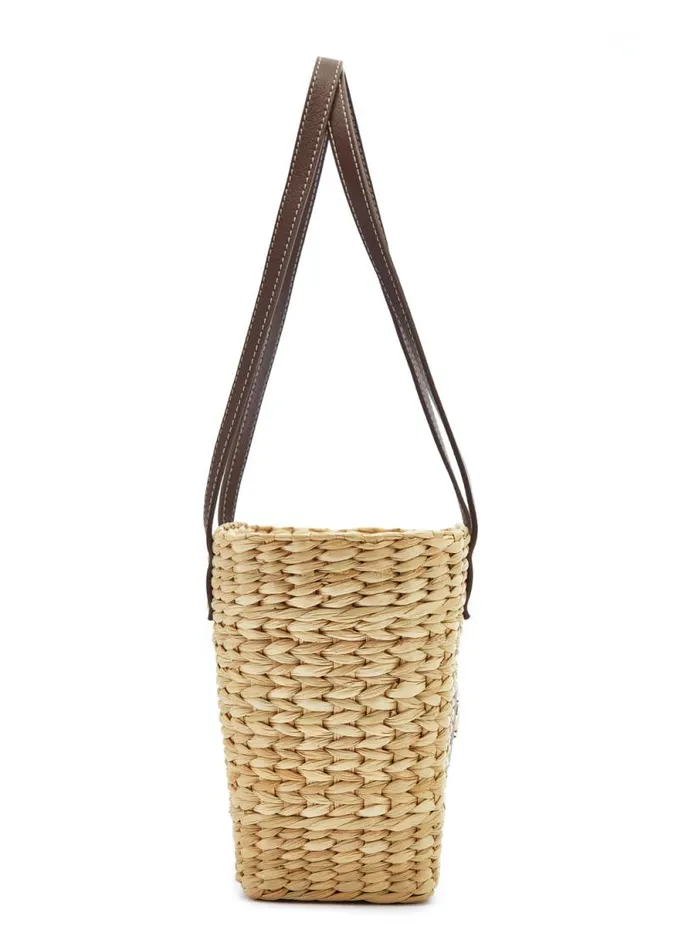 Women Mini Paloma Straw Tote Chocolate Holland Cooper Bags Women Mini Paloma Straw Tote Chocolate Holland Cooper Bags