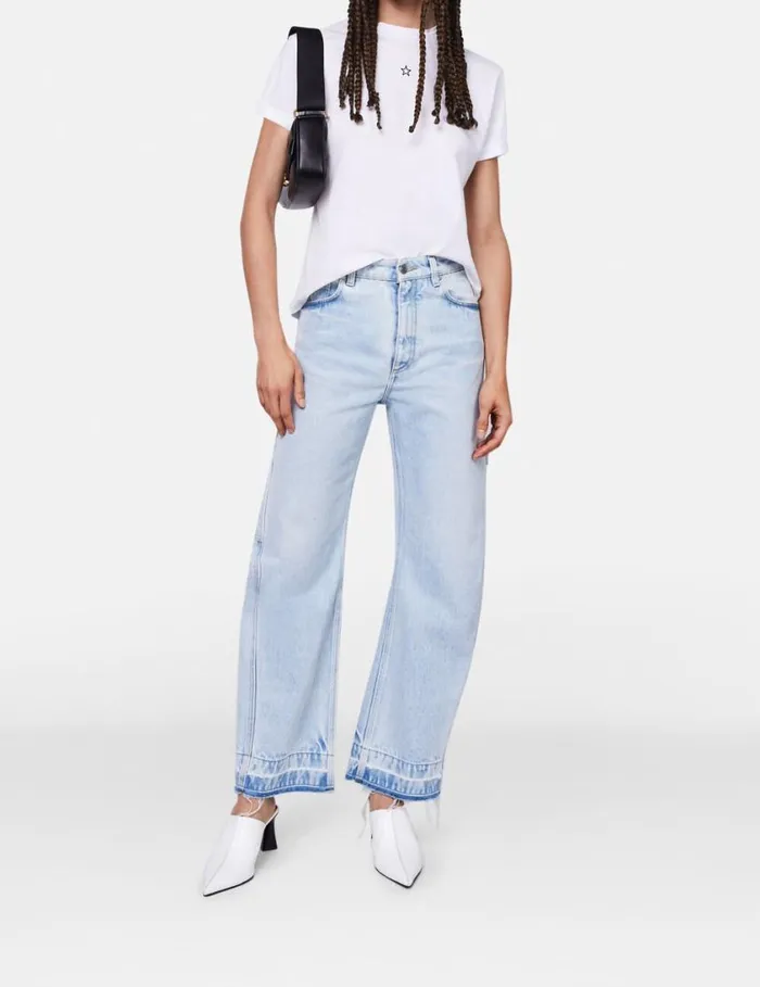 Women Ministar Tshirt Pure White Stella McCartney Sweatshirts And TShirts