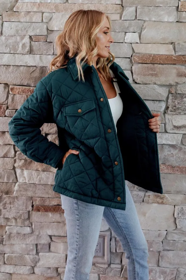 Women Nadia Button Up Jacket Emerald Baltic Born Outerwear Women Nadia Button Up Jacket Emerald Baltic Born Outerwear
