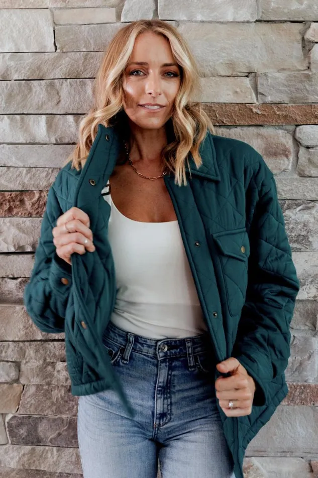 Women Nadia Button Up Jacket Emerald Baltic Born Outerwear Women Nadia Button Up Jacket Emerald Baltic Born Outerwear