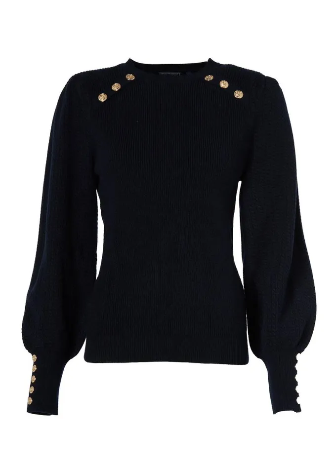 Women Naomi Crew Neck Knit Ink Navy Holland Cooper Knitwear Women Naomi Crew Neck Knit Ink Navy Holland Cooper Knitwear