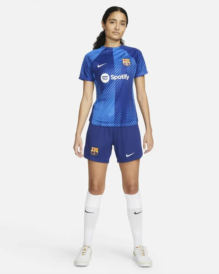 Women Nike All Clothing FC Barcelona Academy Pro Royal Blueroyal Bluedeep Royal Bluewhite