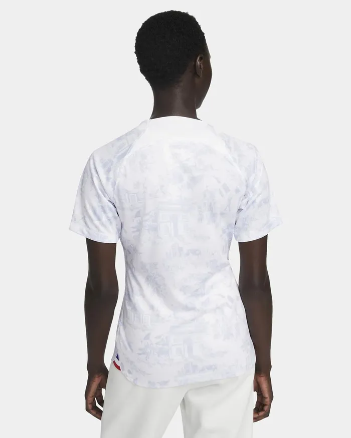 Women Nike All Clothing FFF 202223 Stadium Away Whitewhitewhitegame Royal