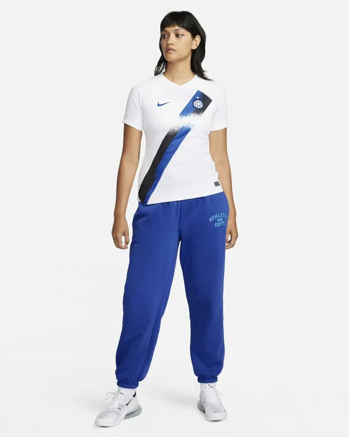 Women Nike All Clothing Inter Milan 202324 Stadium Away Whitelyon Blue