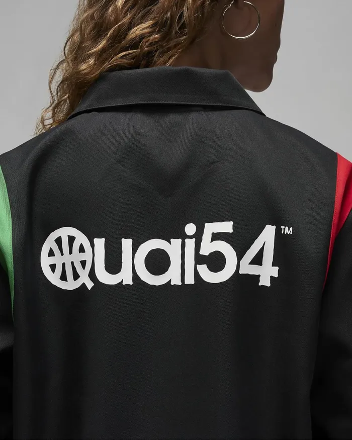 Women Nike All Clothing Jordan Quai 54 Blackuniversity Redclassic Green