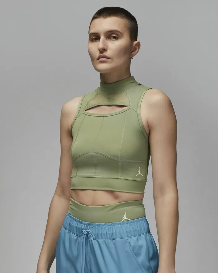 Women Nike All Clothing Jordan Sport Oil Greenphantom