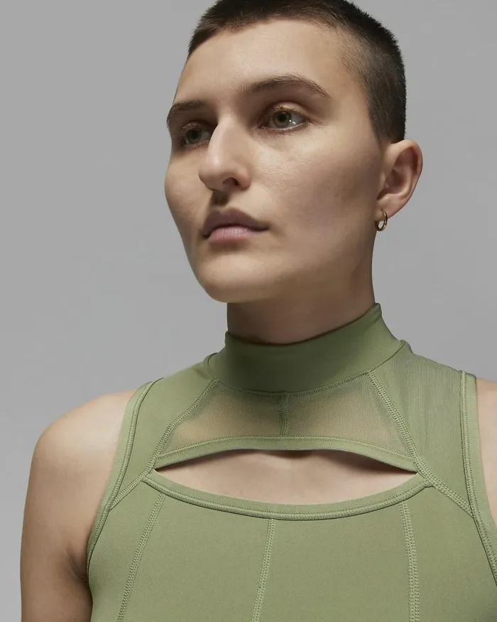 Women Nike All Clothing Jordan Sport Oil Greenphantom