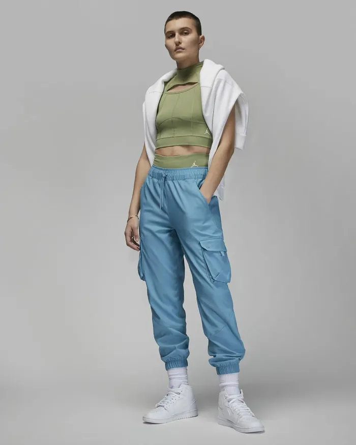 Women Nike All Clothing Jordan Sport Oil Greenphantom