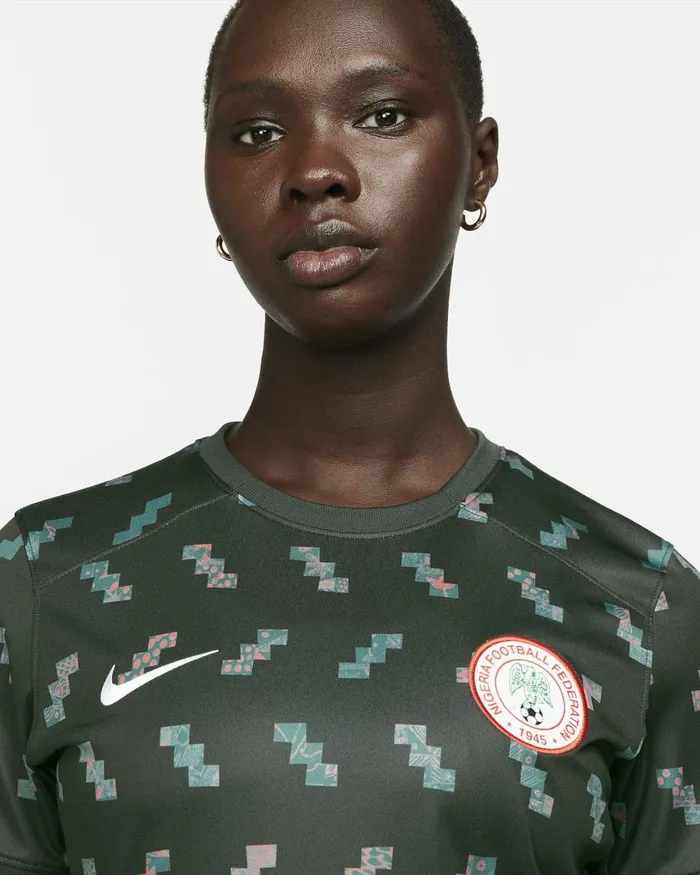 Women Nike All Clothing Nigeria 2023 Stadium Away Night Forestwhite