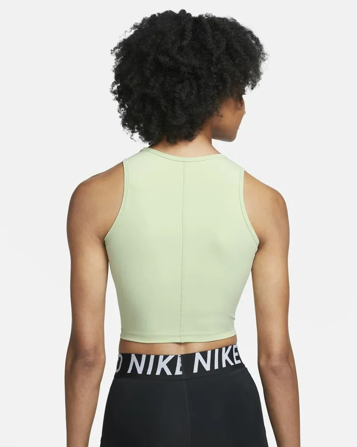 Women Nike All Clothing Pro DriFIT Honeydewblack